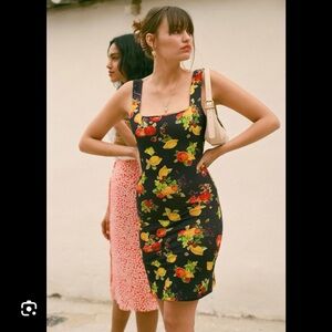 Rouje Paris Marine Monia Fruit Dress